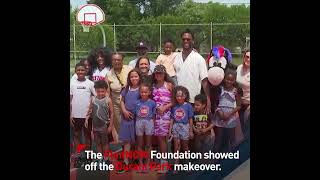 Flint Park gets a makeover with help from Detroit Pistons