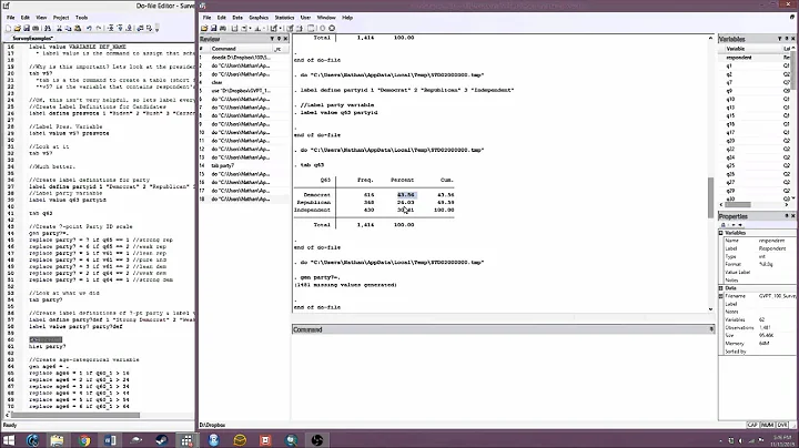 Stata Tutorial: Labeling, Recoding, and Describing our data