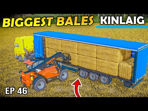TIME TO MAKE THE BIGGEST BALES! - Highlands Fishing | Farming Simulator 25 - Episode 46