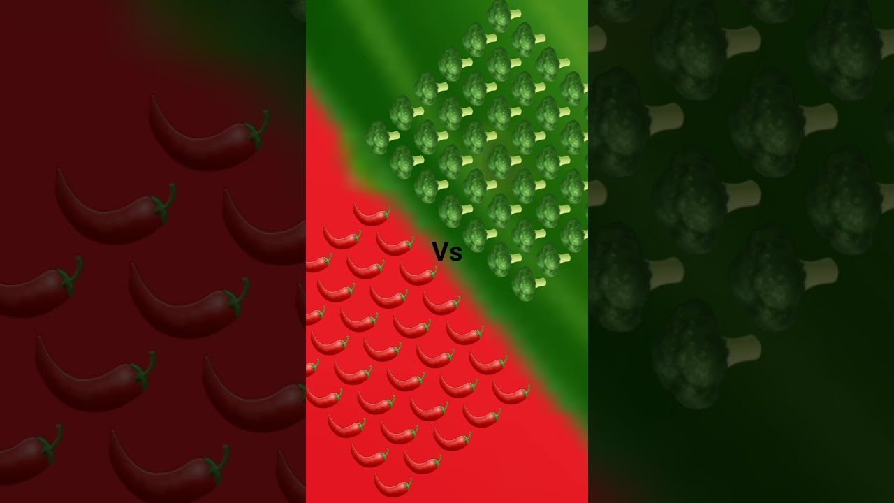 Brokkoli vs Chilischote