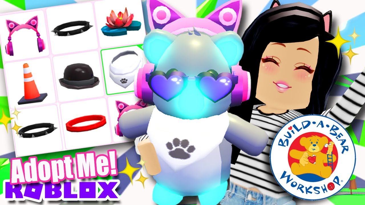 Taking My Mega Neon To Build A Bear Workshop In Adopt Me Roblox Update