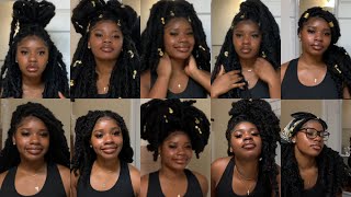 13 WAYS TO STYLE LONG BUTTERFLY LOCS screenshot 5