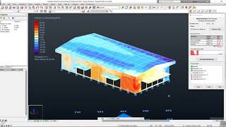 Wind simulated By Autodesk robot structural analysis professional 2018