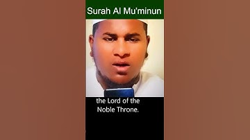 Surah Al Muminun Transalation  Subtitles 🥰 ሱረቱል ሳጅዳህ ቃሪእ ተውፊቅ አል ሀበሺ | القارئ توفيق الحبشي