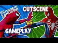 Человек паук Геймплей против катсцен | Cutscene vs Gameplay | Snyders Cat | Spider Man short film