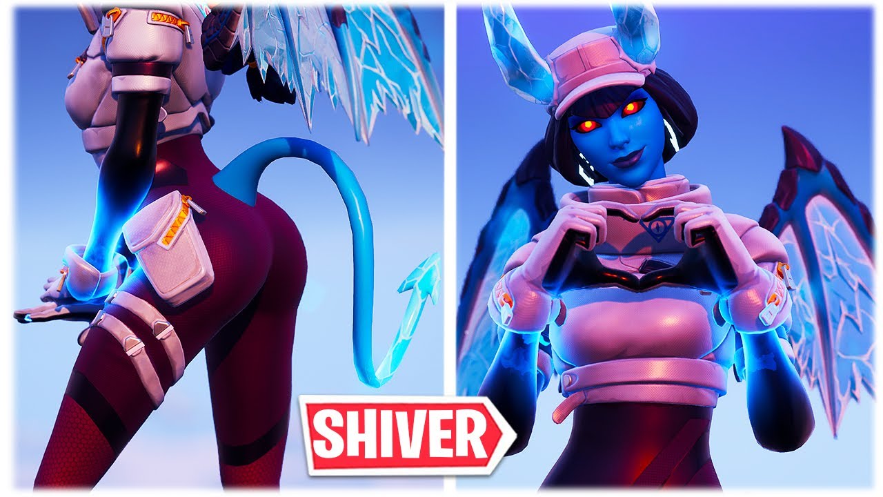 New Thicc Shiver Skin Showcased With 70 Dances And Emotes 😍 ️ 