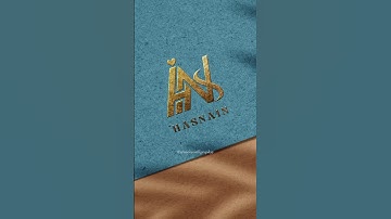 Hasnain name log😍#shorts @Logodesigner-cy8rg #viral #logo #youtubeshorts #design #calligraphy #art.