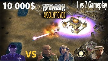 USA SUPREME COMMANDER VS GLA GENERALS! Command and Conquer Generals Zero Hour 2024 (APOCALYPTIC MOD)