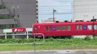 名鉄三河線　レアな名鉄6500系6504f  刈谷駅発車