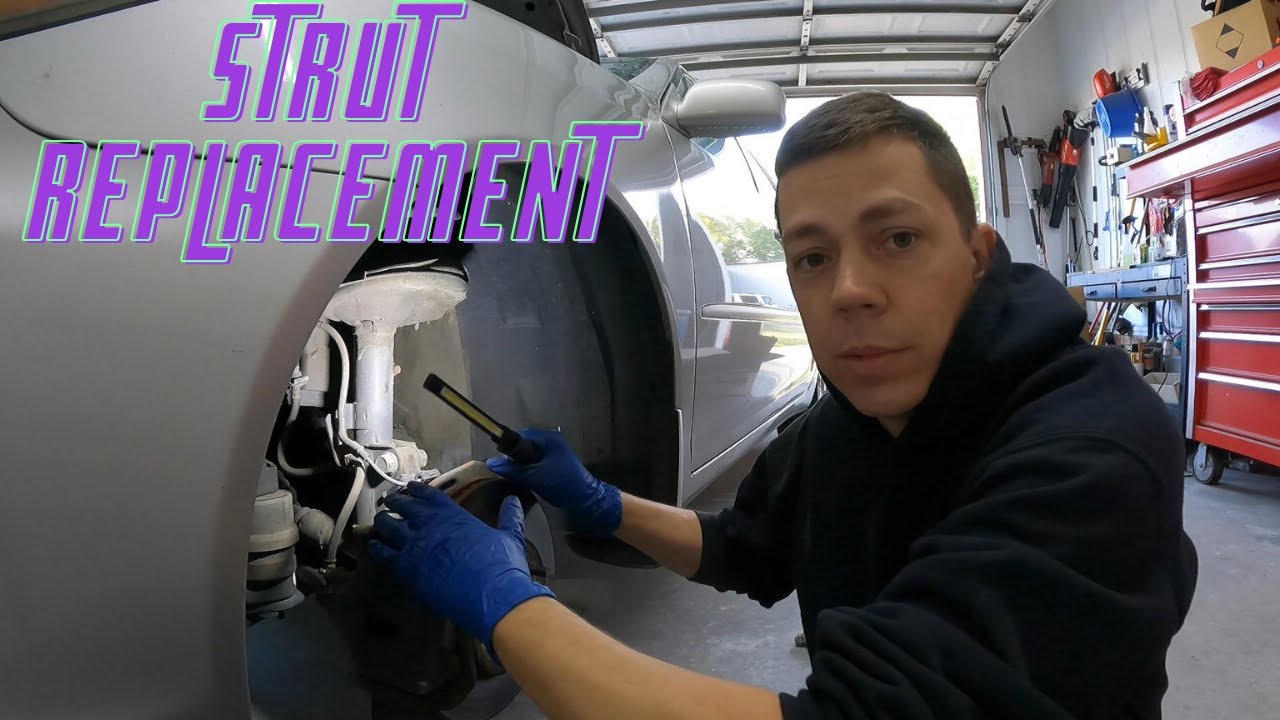 How to replace strut assemblies on a Toyota Camry. DIY 2002 - YouTube