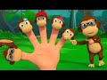 Monkeys Finger Family | Nursery Rhymes From Kids Tv