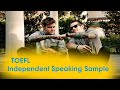 Toefl independent speaking task sample  friendship  new forward language school
