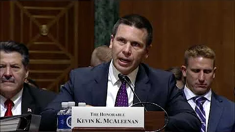 Isakson questions Mr. Kevin A. McAleenan at a Sena...