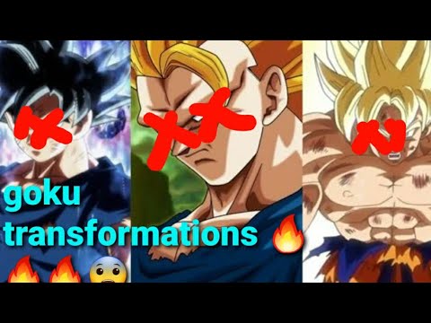Goku transformations status 🔥🔥🔥