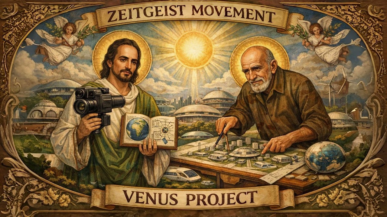 Zeitgeist Movement Religion - Science over Myth - Peter Joseph/Jacque Fresco Worship song