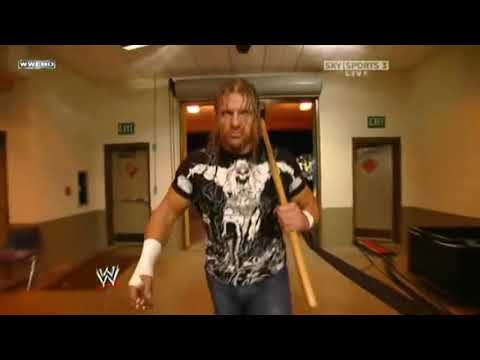 Triple H Is Back Destroy Randi Orton With Sledge Hammer
