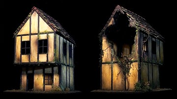 Building a Ruined Medieval House - Terrain