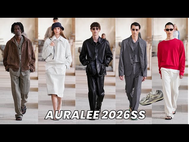 26 Spring/Summer] AURALEE's 26SS collection, attracting worldwide