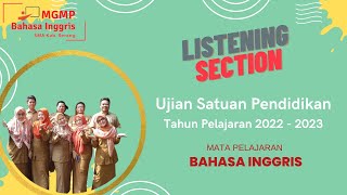 LISTENING SECTION - USP BAHASA INGGRIS 2023