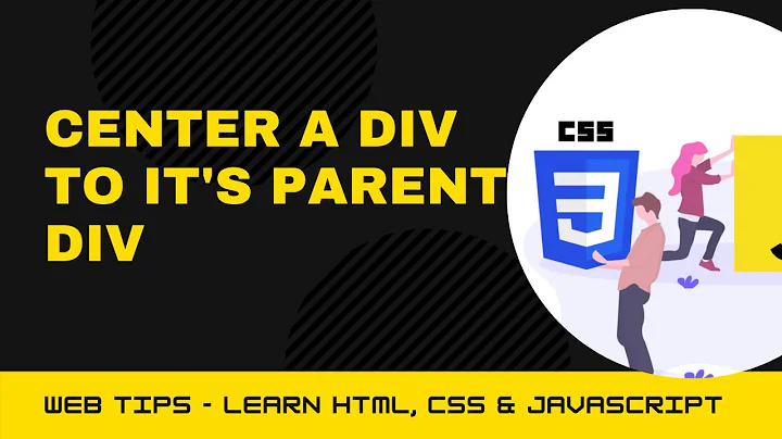 How to center a Div Vertically and Horizontally to its parent Div  | HTML |  CSS