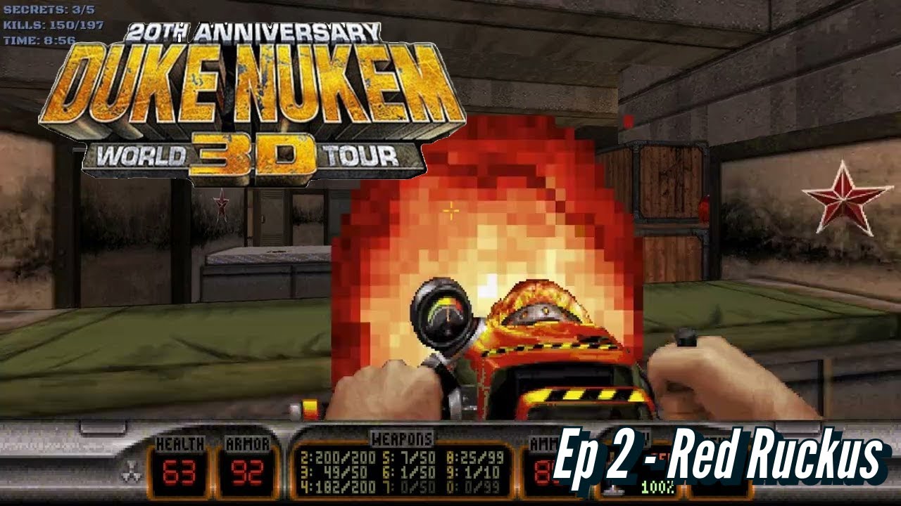 Duke Nukem 3D World Tour. Episode 2 Red Ruckus - YouTube