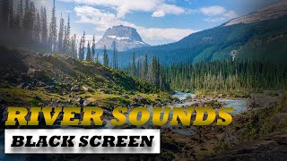 (Zzz) River Sounds for Sleeping (10 Hours Black Screen)