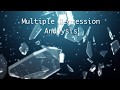 Multiple Regression Analysis Using Stata