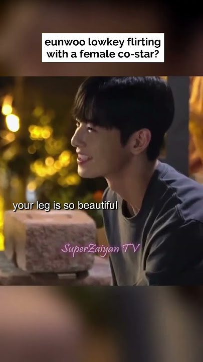 Eunwoo being playful with a female co star🤭 #chaeunwoo #kdrama #myidisgangnambeauty #kpop #shorts