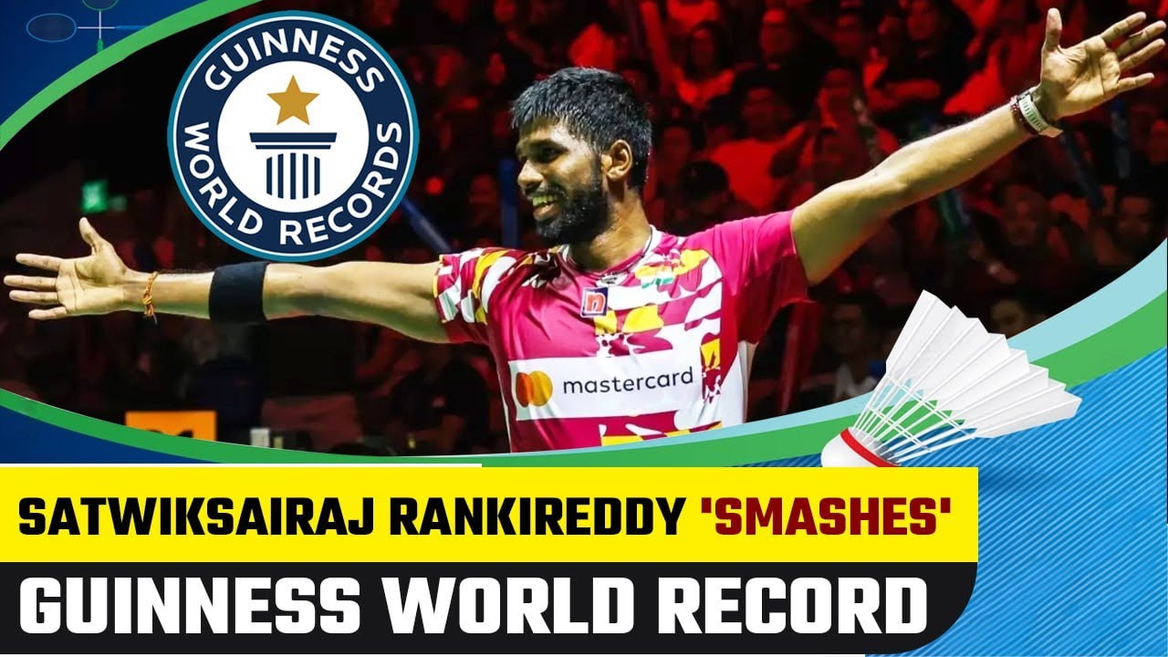 Satwiksairaj Rankireddy sets Guinness World Record for fastest
