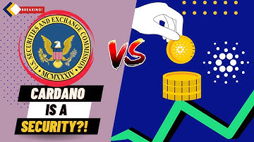 The END of Cardano? ADA Labeled a SECURITY by the SEC - Binance & Coinbased SUED!