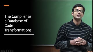 The Compiler As A Database Of Code Transformations