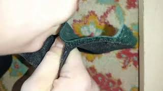 ASMR velcro sounds #1168 (Middle crunchy) (Big dark green loop and big black hook