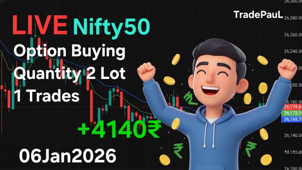 Intraday Option Trading || 06Jan2026 || TradePauL