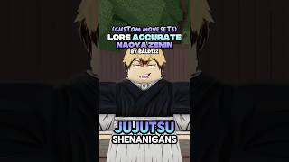 JJS Lore Accurate Naoya Moveset (Jujutsu shenanigans) #jujutsushenanigans #roblox #shorts