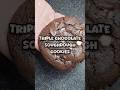 Triple chocolate soughdough cookies #baking #soughdough #discard #cookie #chocolate