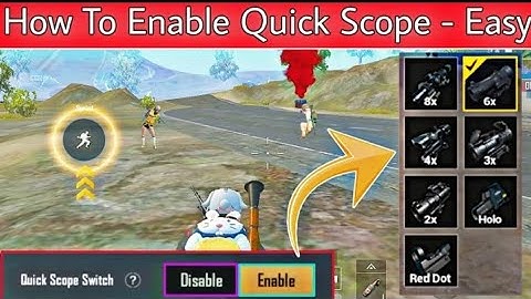 How to Enable Quick Scope in Pubg Mobile Lite / MALAYALAM