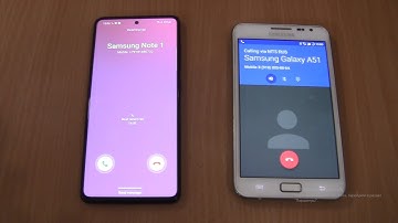 Over the Horizon Incoming call & Outgoing call at the Same Samsung Galaxy A51+Note 1 Android 7