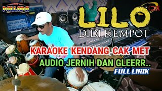 LILO - TANPA VOKAL - KENDANG CAK MET PALLAPA - FULL LIRIK - AUDIO JERNIH DAN GLERR!!!