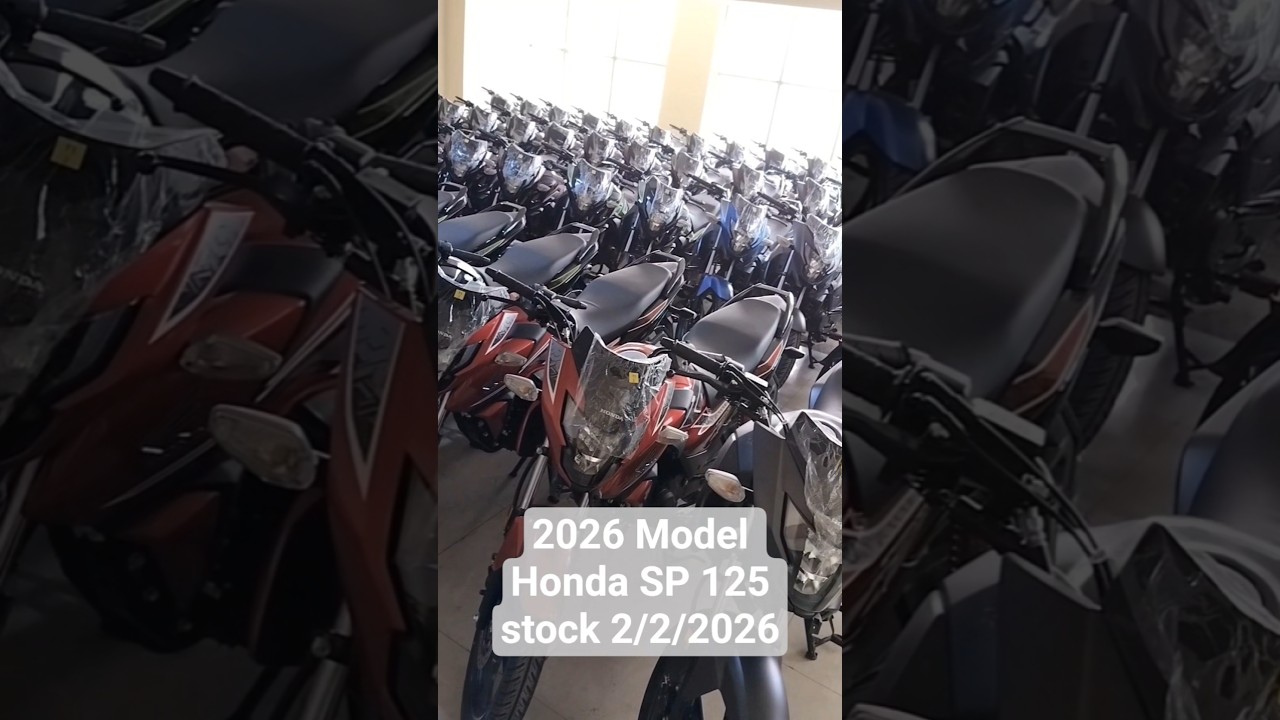 2026 Model New Honda SP 125 stock 2/2/2026 
