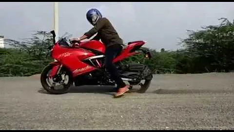 TVS Apache RR 310 Burnout stunt || Ravi Moto Vlogs