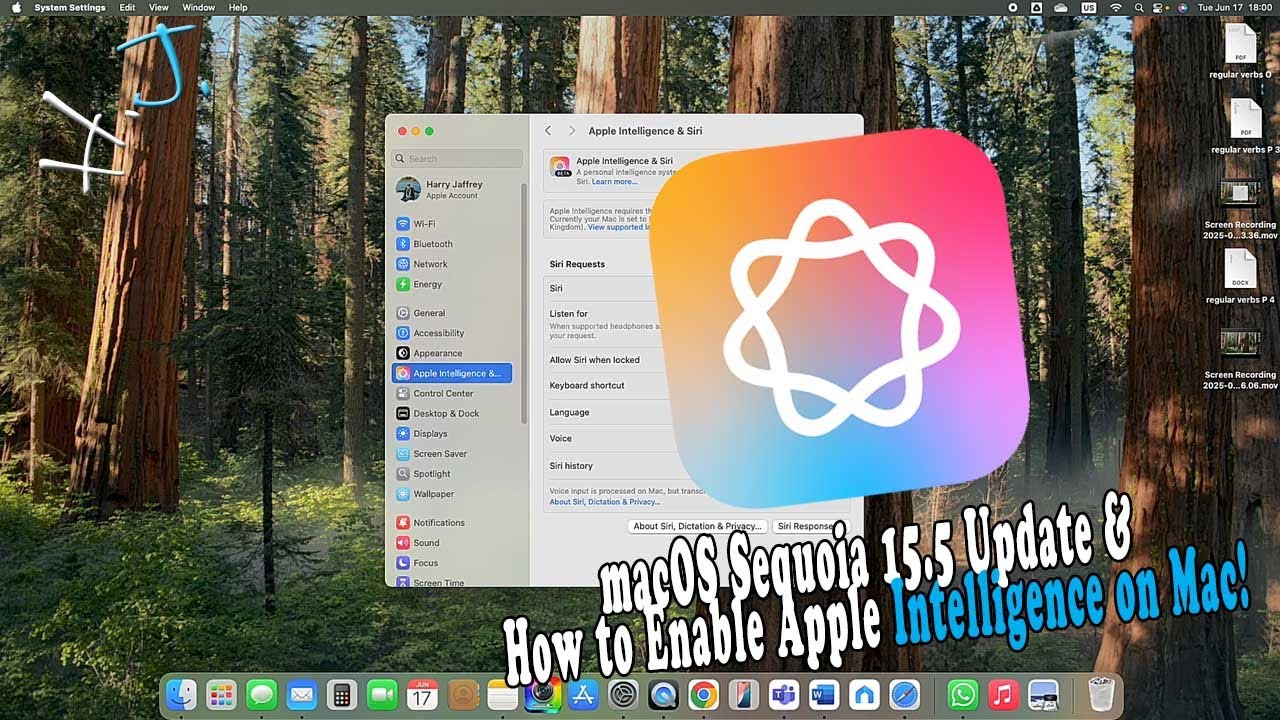 macOS Sequoia 15.5 Update & How to Enable Apple Intelligence