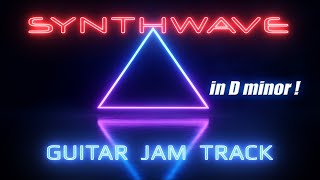 80's Synthwave Jam Track For Lead Guitar
