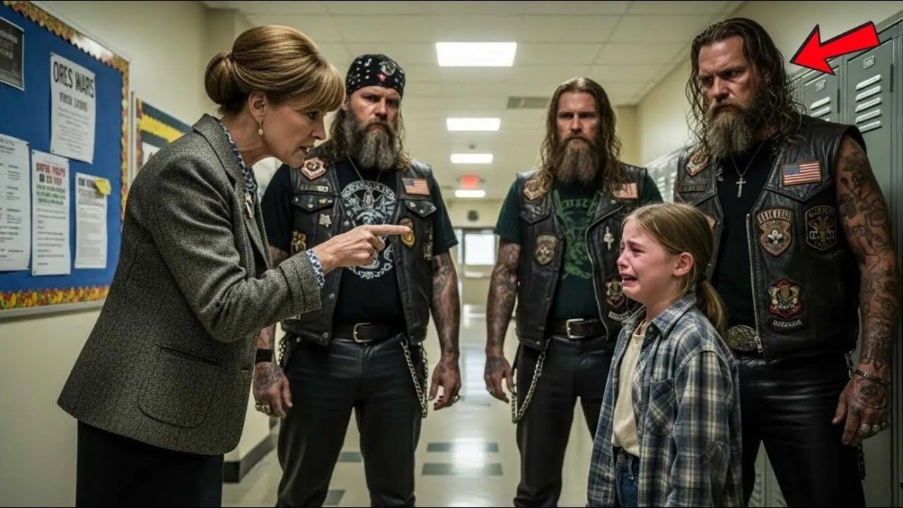 She wore the same clothes for a week—her teacher called a biker friend to uncover the truth.........