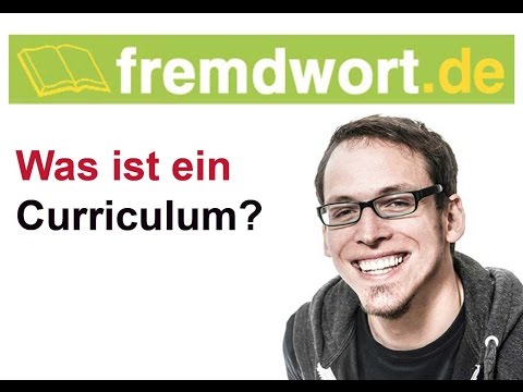 Curriculum, was ist ein Curriculum?