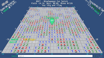 Record Time on 29x29 Minefield in 8:05 by Tweezim - MineSweeper For Twitch (MSFT) - Click Edition