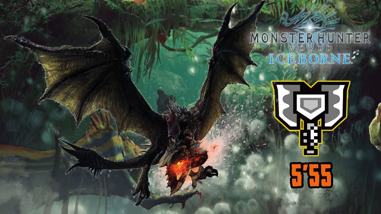 MHWorld Ice Borne : Scarred Yian Garuga | 5'55 | Solo with Charge Blade