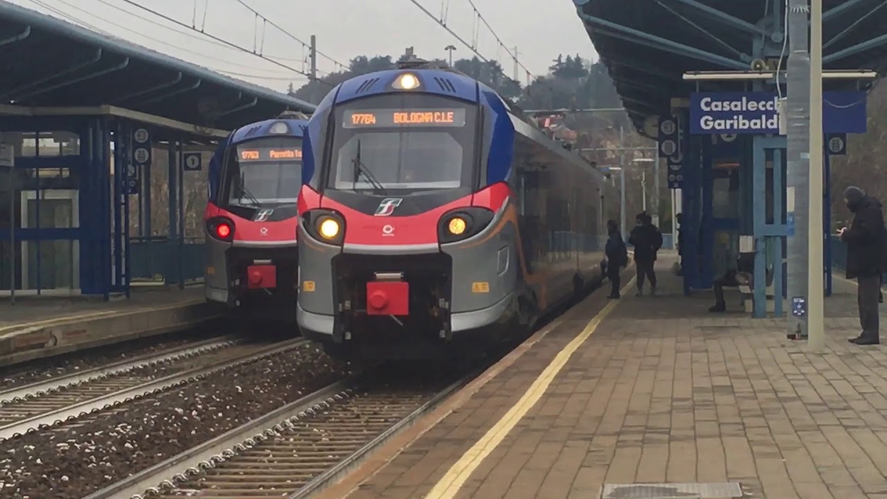 2 ETR 104 a Casalecchio Garibaldi. YouTube