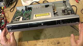 Toshiba DR5 DVD Recorder scrambled picture on video output