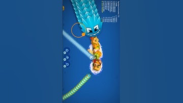 🐍😱 Worms Zone io biggest snake surrounding|🔥 Noob vs pro snake fight #shorts #snake #game