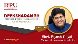 Student Induction Programme | Deeksharambh - DPUCOL